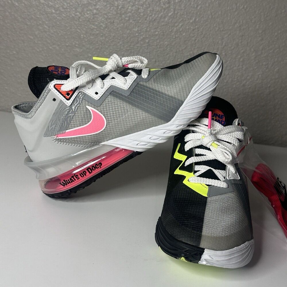 Nike LeBron React 18 Bugs vs Marvin Light Smoke Grey Brand New Boys 5